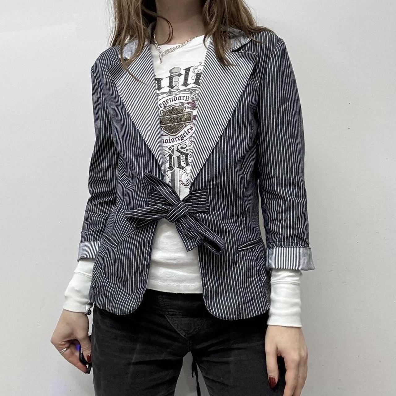Morgan pinstripe preppy jacket
