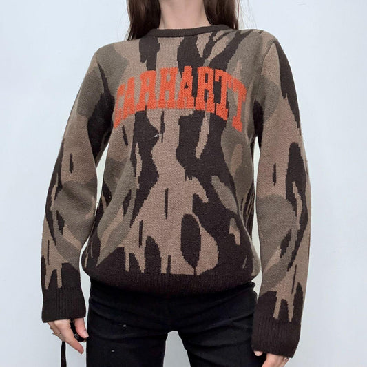 Carhartt utility camo knit jumper