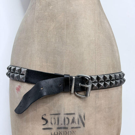 Black Studded grunge Belt