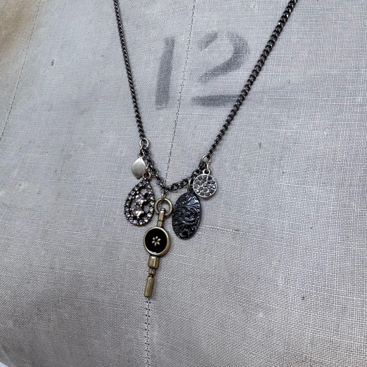 Chain charm necklace