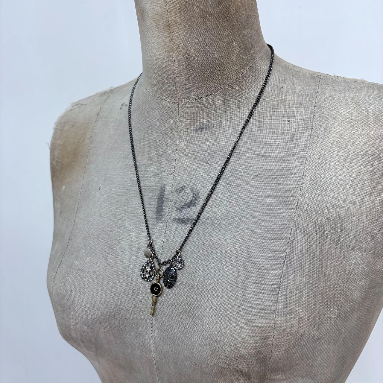 Chain charm necklace