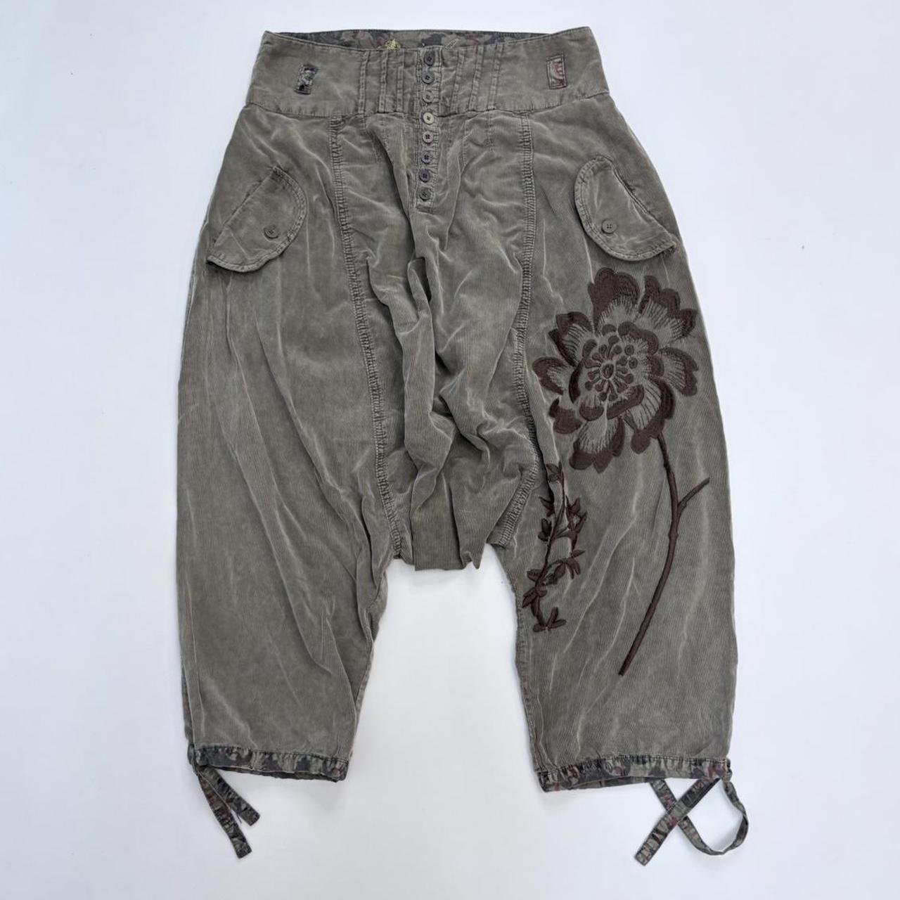 Khaki balloon grunge trousers