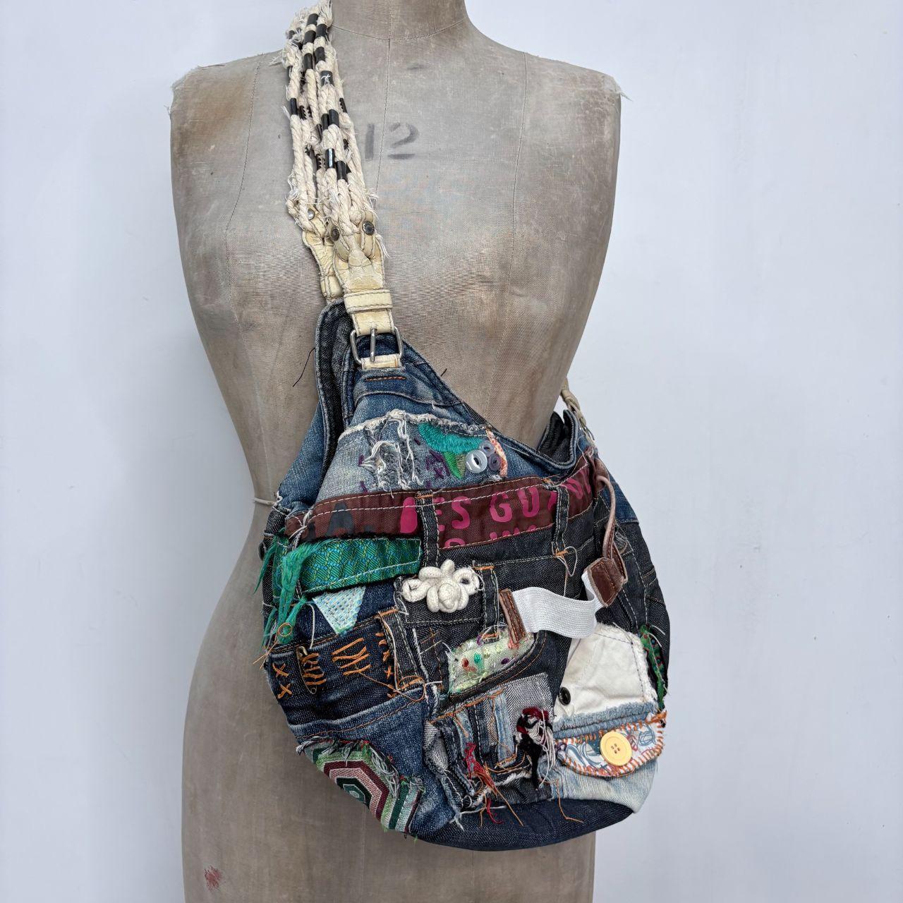 Grunge patchwork bag