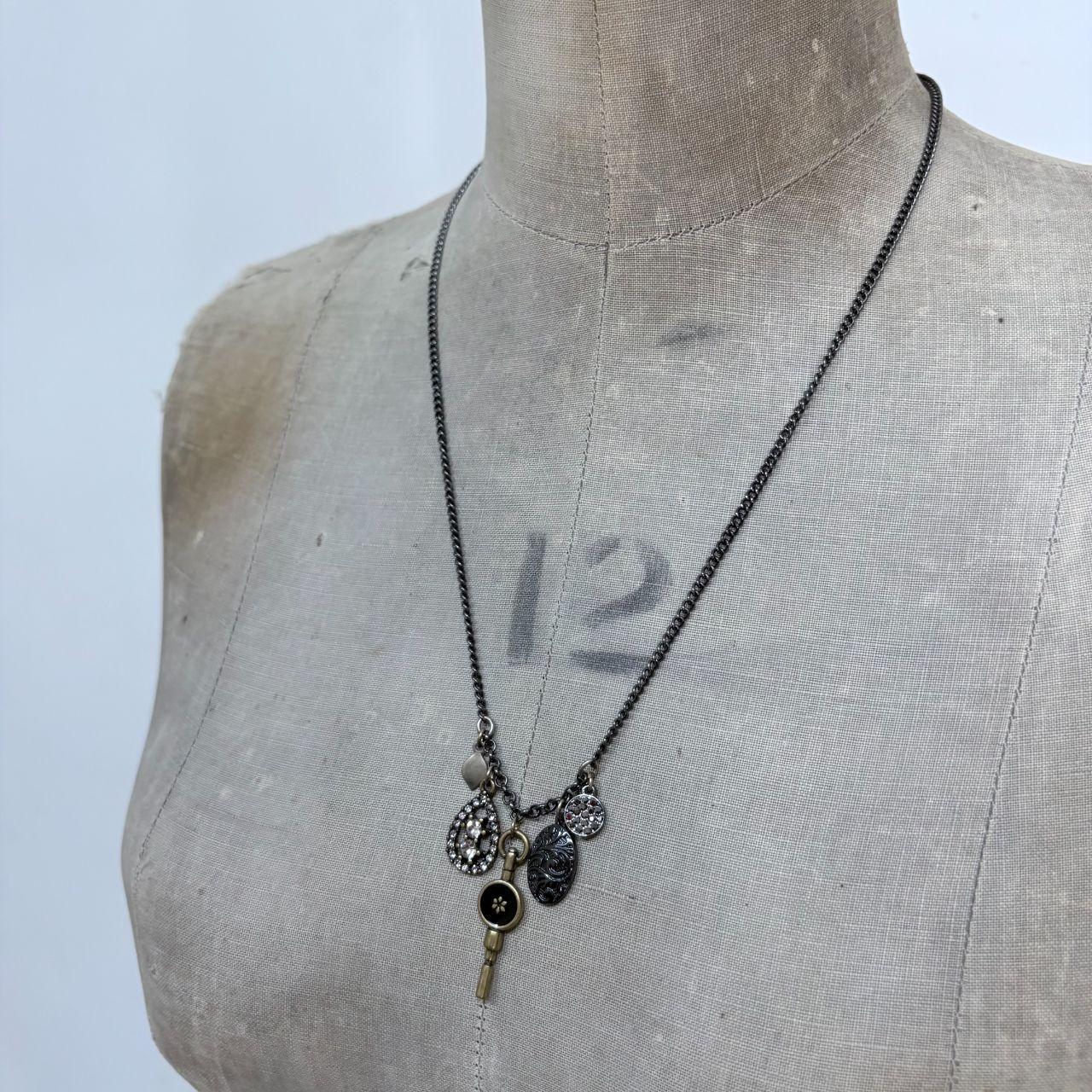 Chain charm necklace