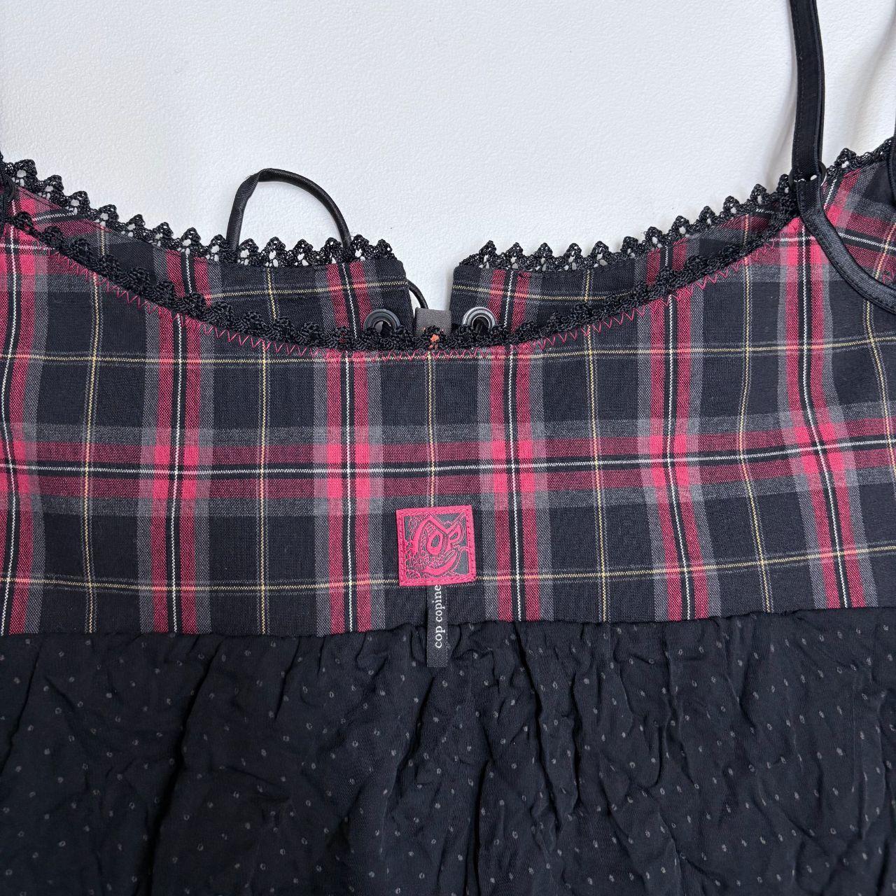 Cop copine tartan grunge dress