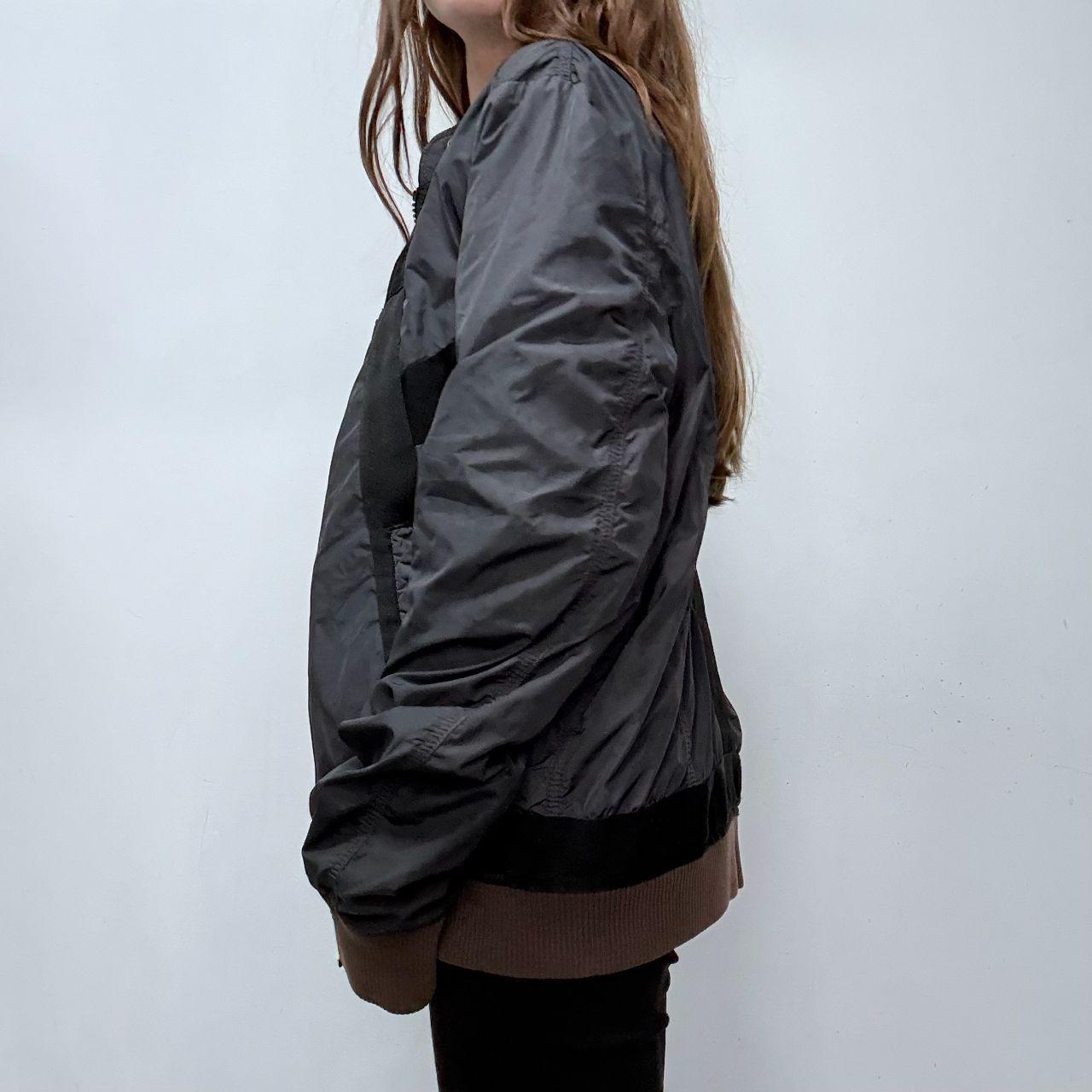 Black oversized utlity Diesel bomber jacket