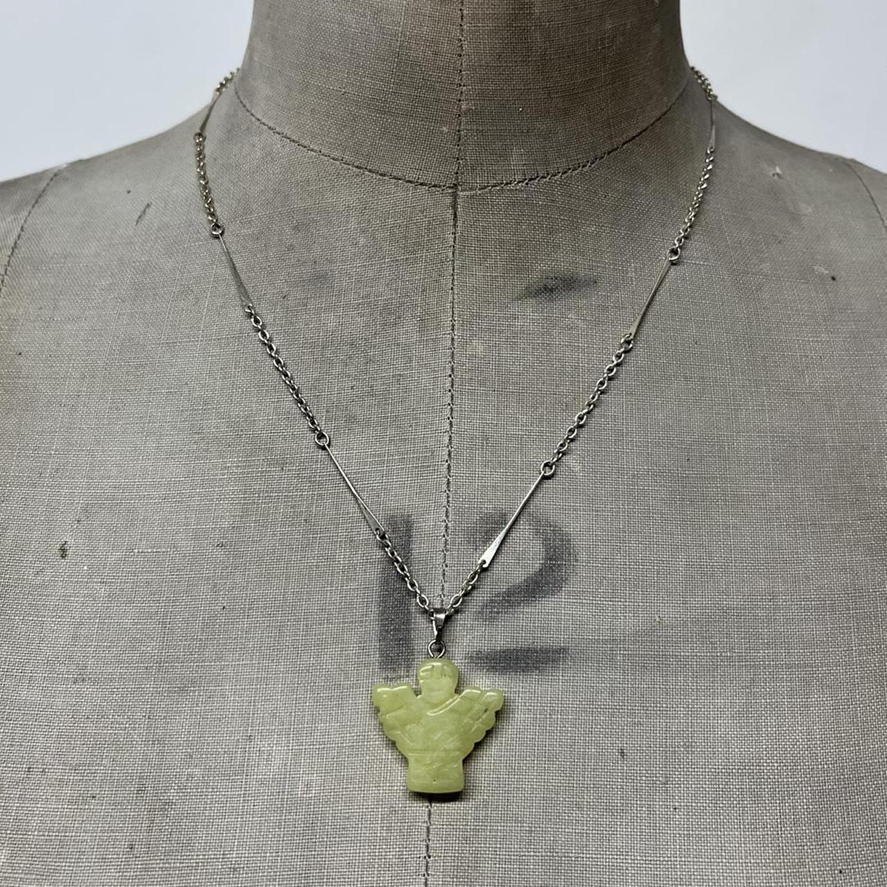 Angel crystal chain necklace