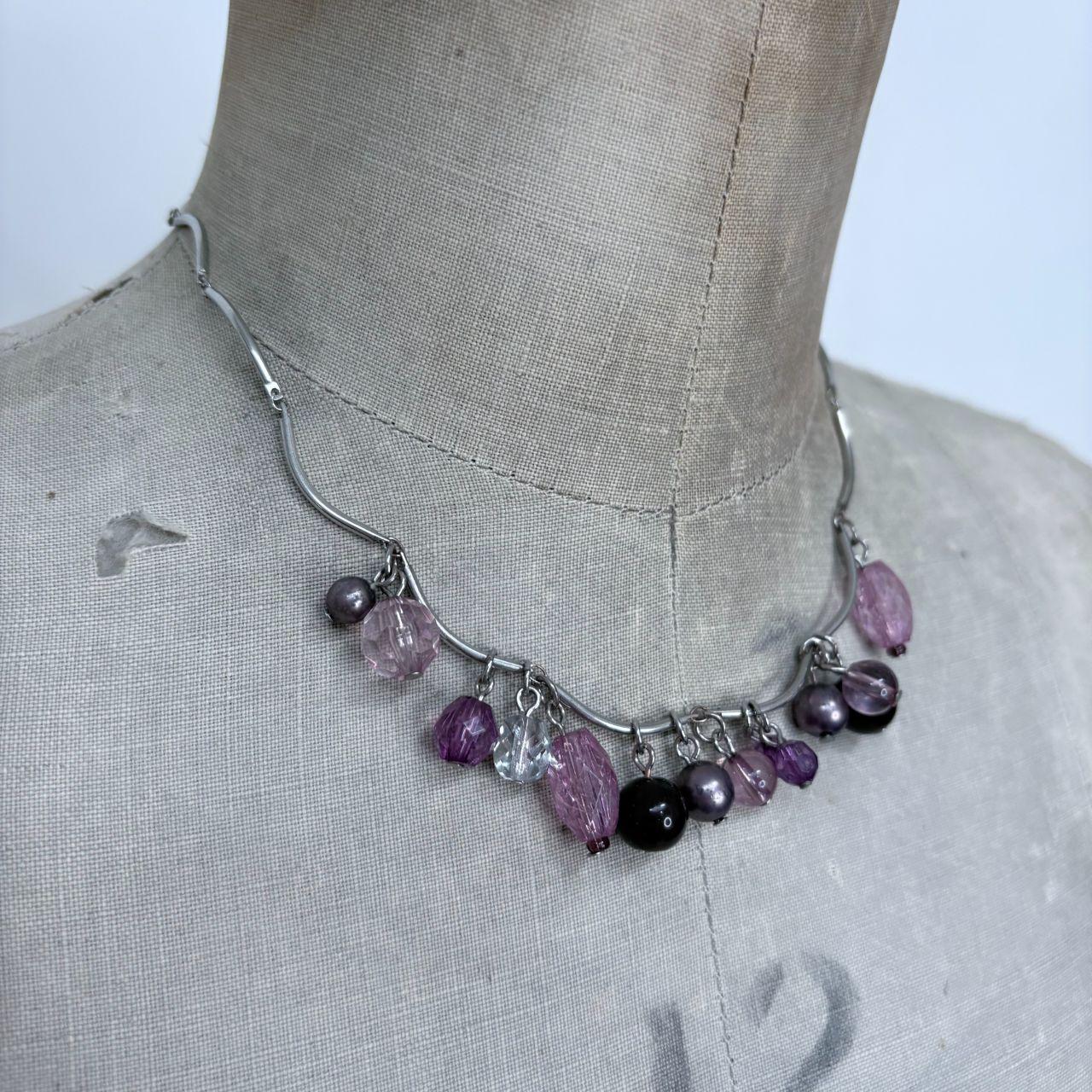 Beaded link fairy necklace