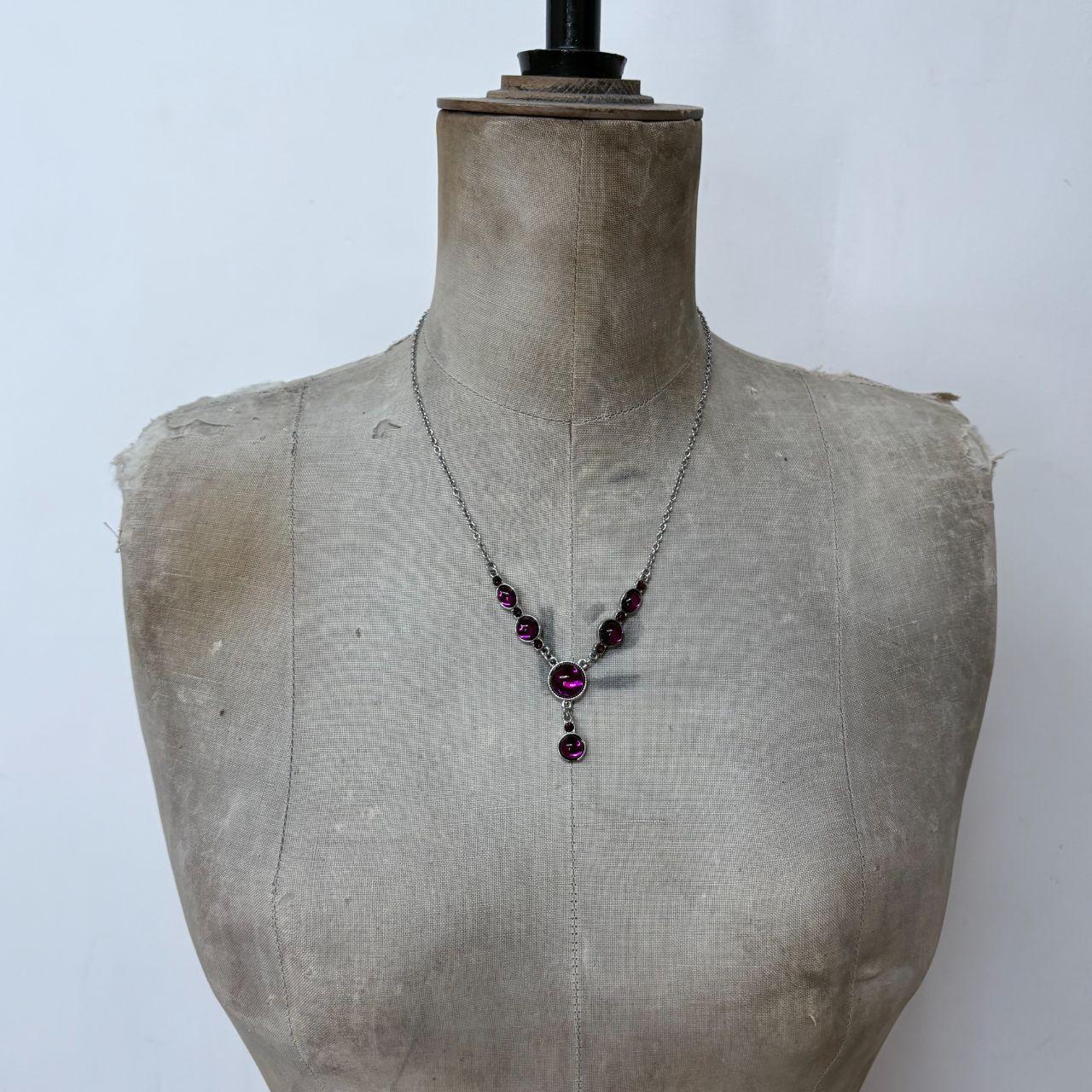 Flower fairy gem necklace