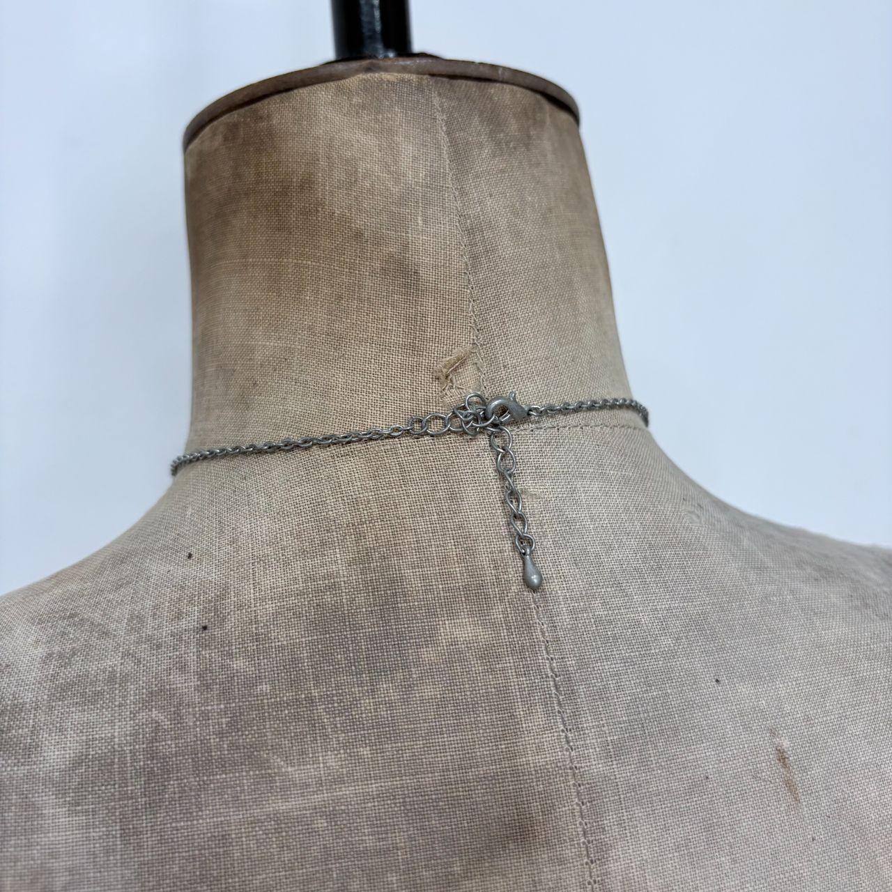Regency gem cross necklace