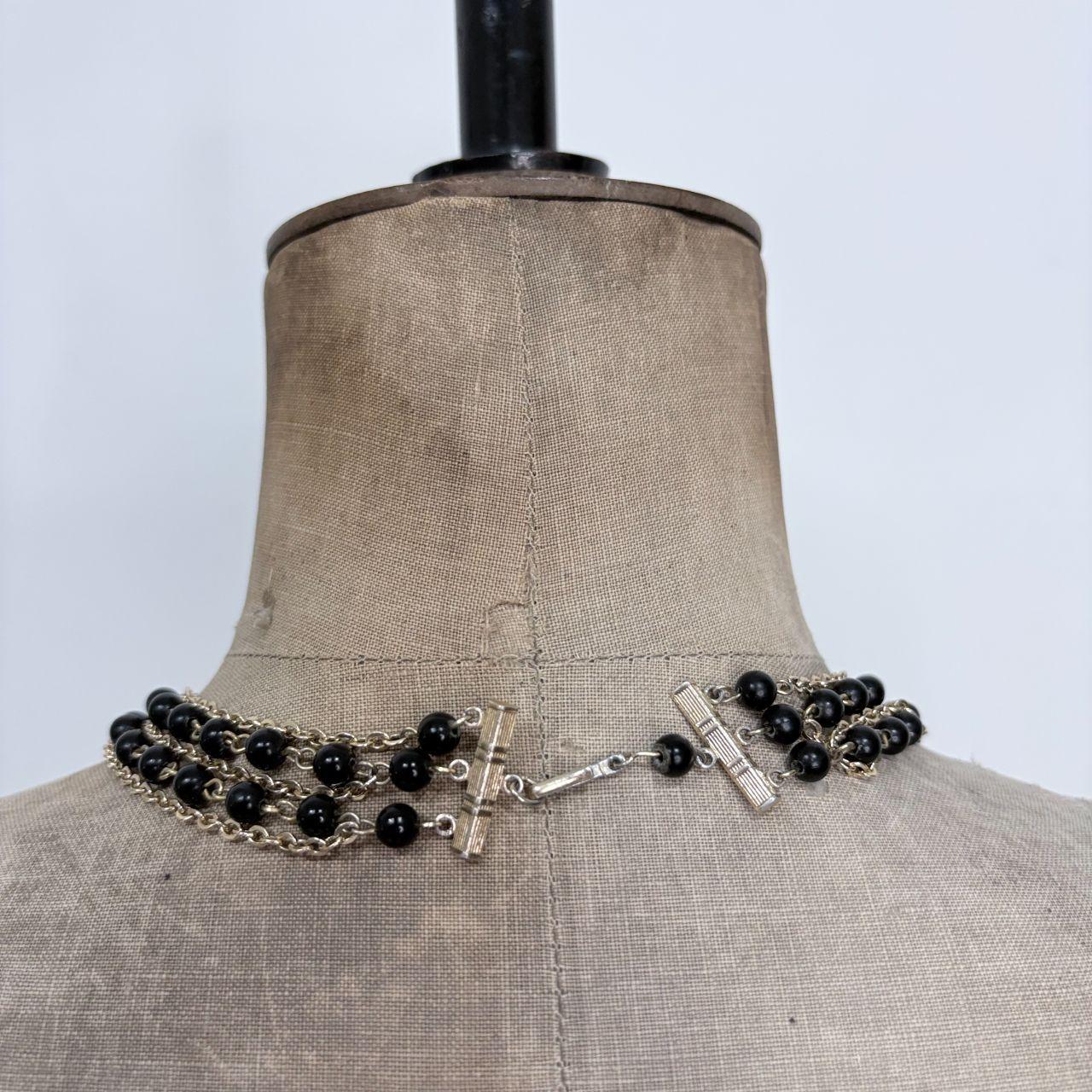 Layered gold chain necklace