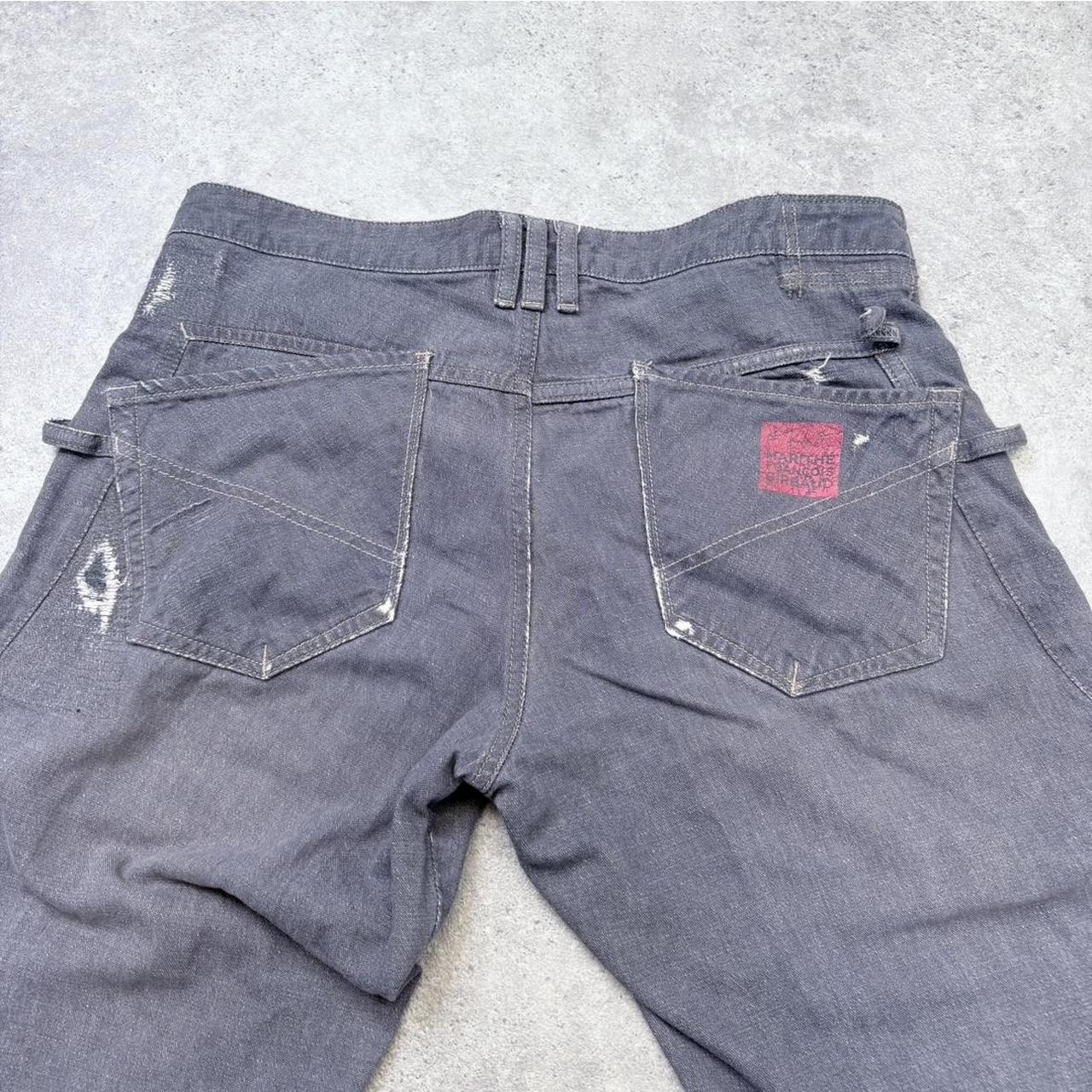 Marithe francois Girbaud distressed grunge jeans