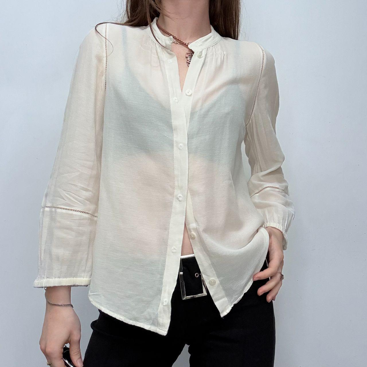 Sheer lace Chloé blouse
