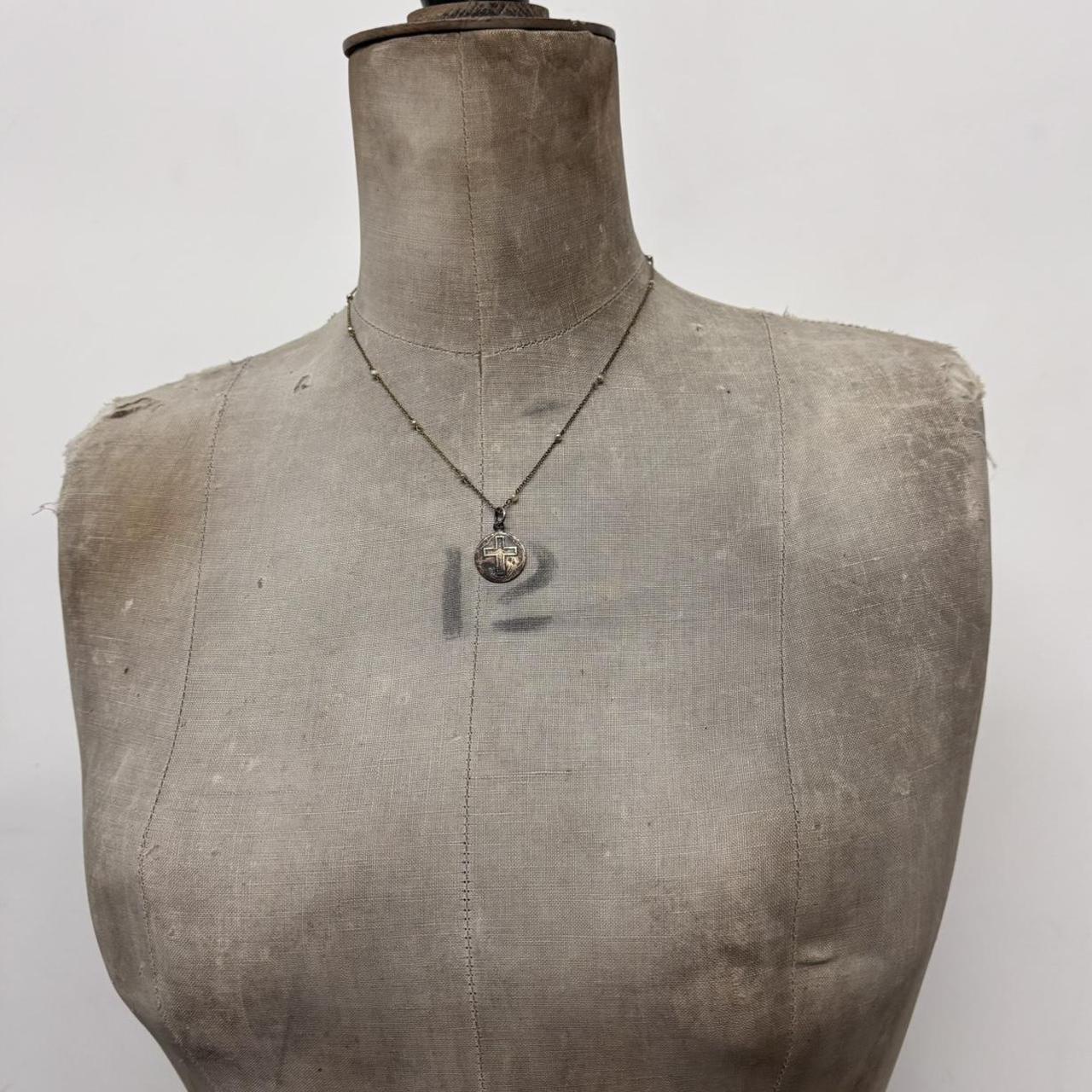 Gold plated cross necklace