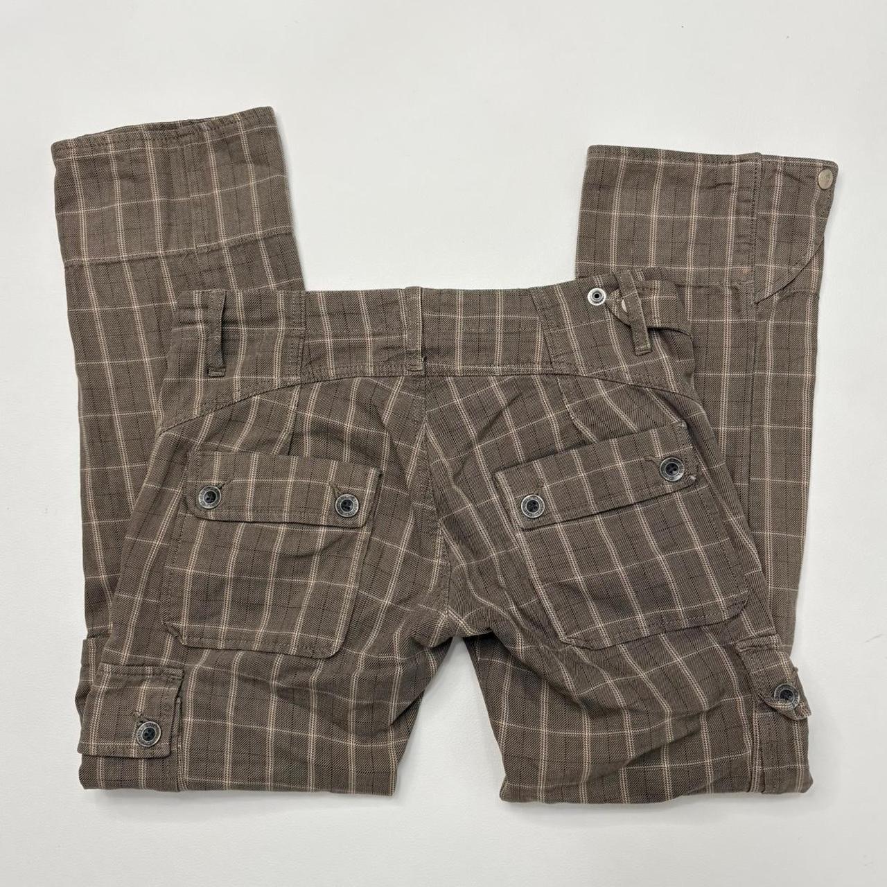 Pinstripe diesel low rise trousers