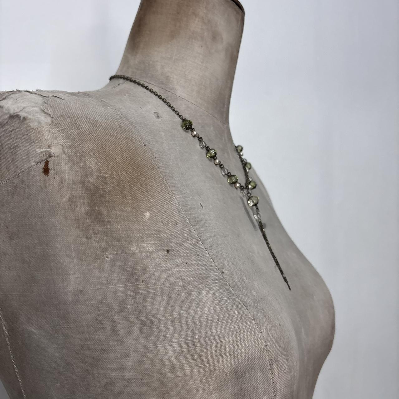 Chain layered chandiler necklace