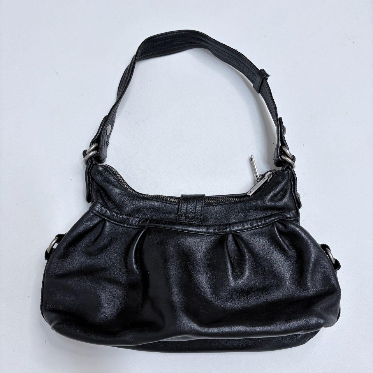 Black slouchy shoulder bag