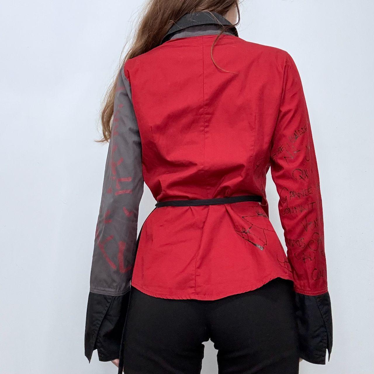 Graphic wrap Cop Copine shirt