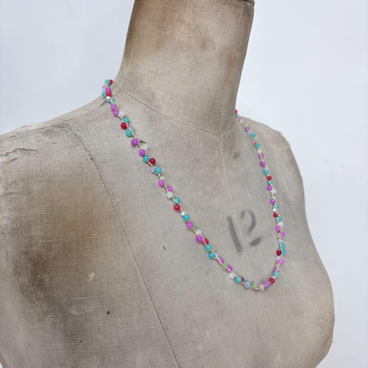 Beaded summer necklace