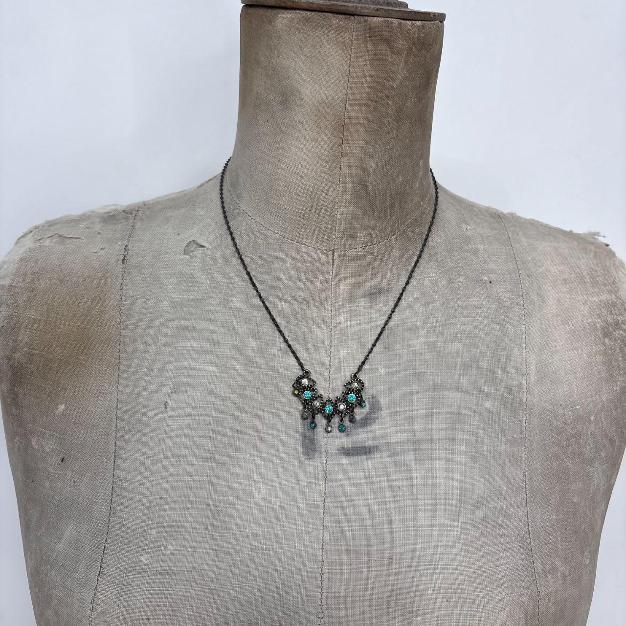 Boho fairy gem necklace