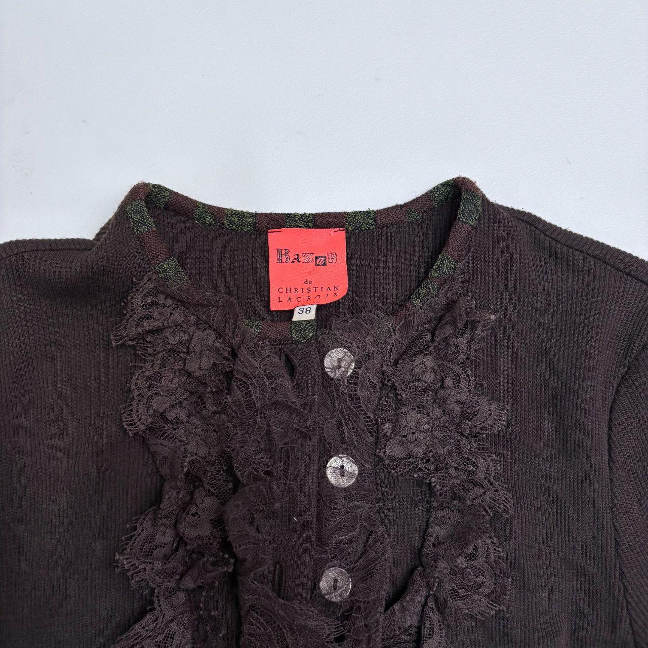 Brown lace fairy distressed dress