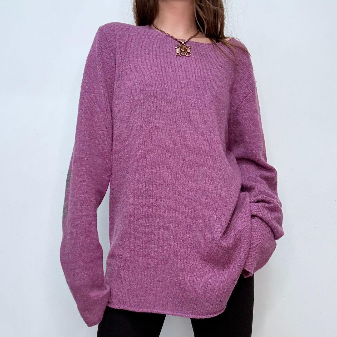 Oversized pink wool knitted Zadig &amp; Voltaire jumper