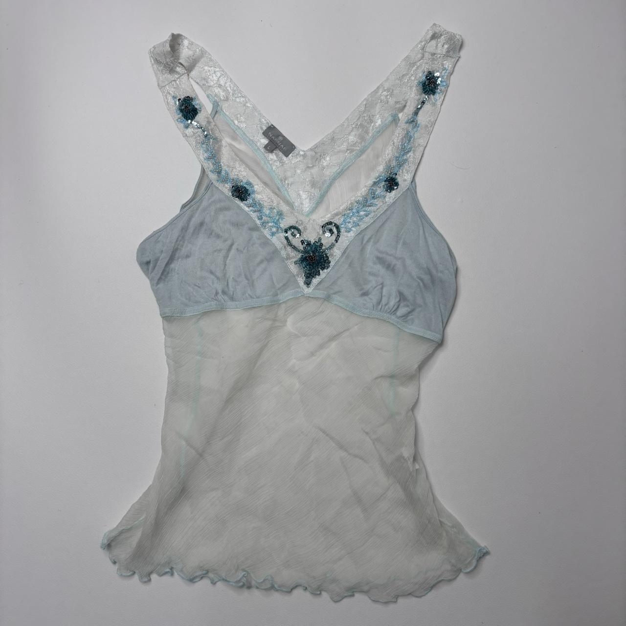 Sheer silk floaty fairy vest