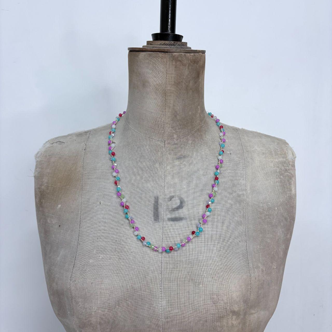 Beaded summer necklace