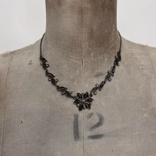 Gothic flower fairy necklace