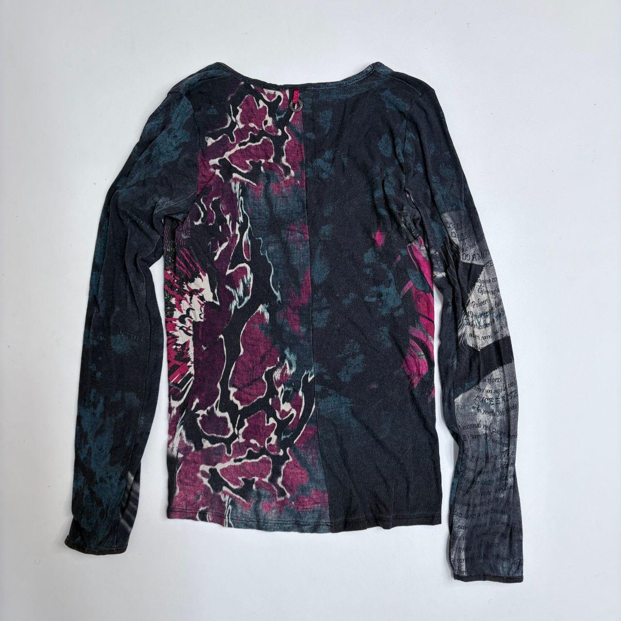 Graphic slouchy printed Save The Queen shirt