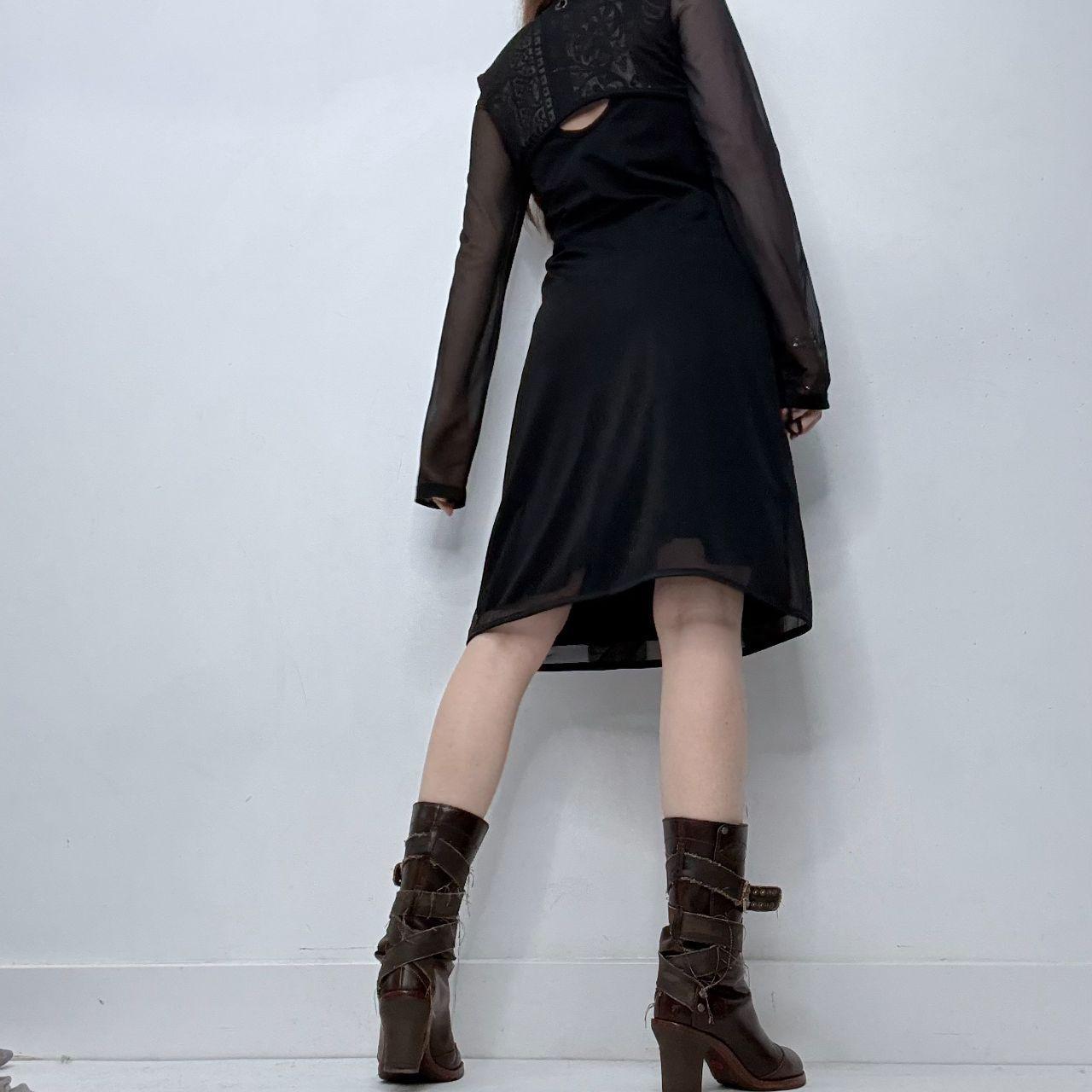 Black Save the Queen boho dress