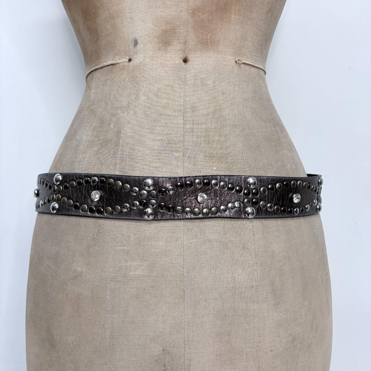 Silver studded belt