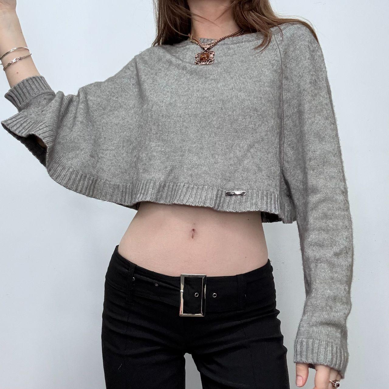 Grey wool asymmetric Cop Copine jumper