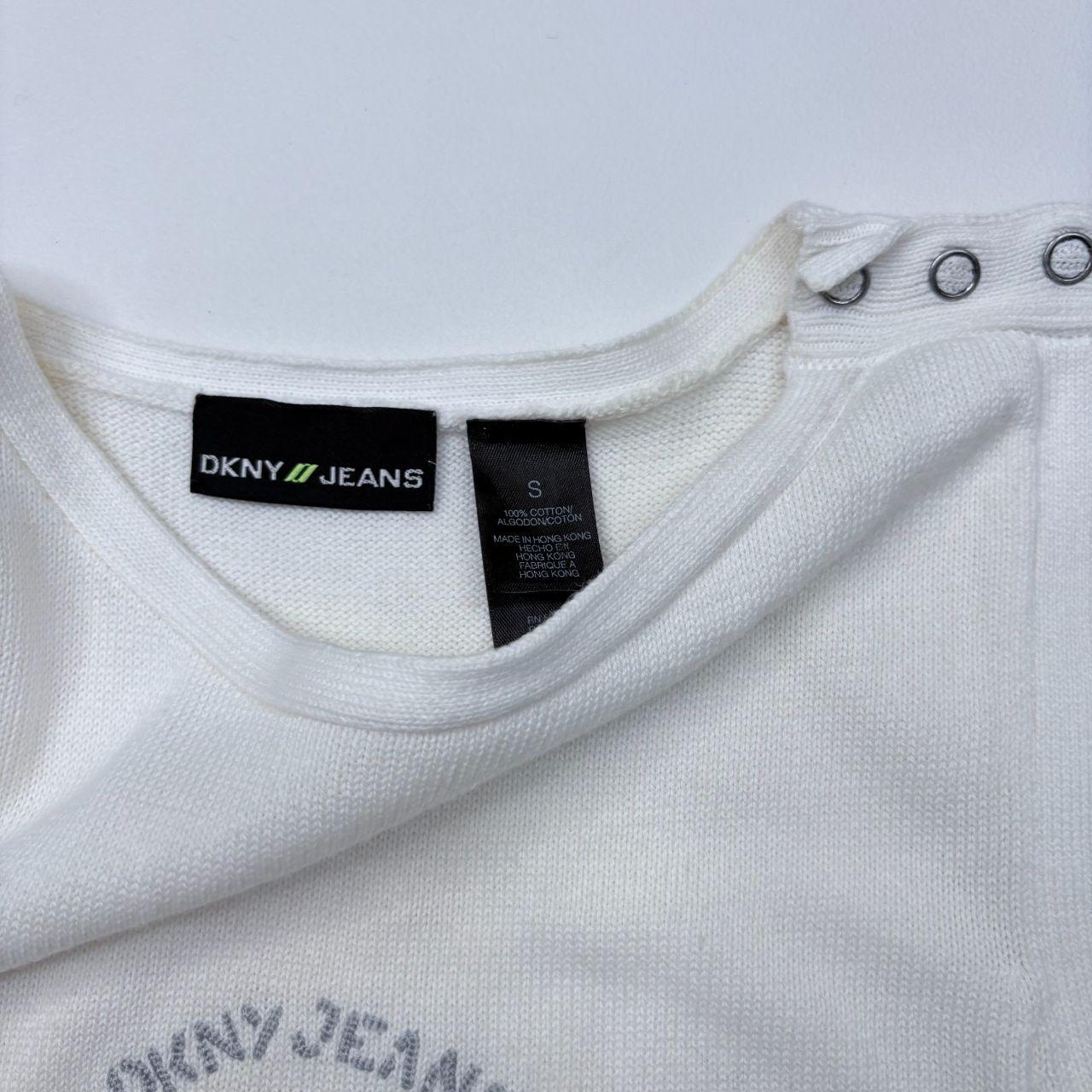 Cream whitte fitted DKNY vest