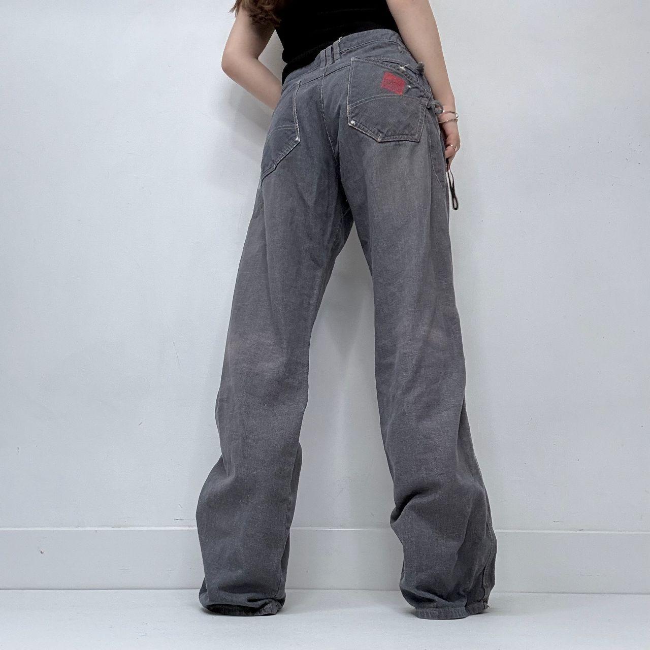 Marithe francois Girbaud distressed grunge jeans