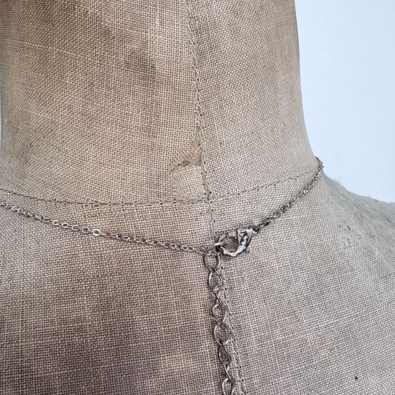Delicate silver chain necklace