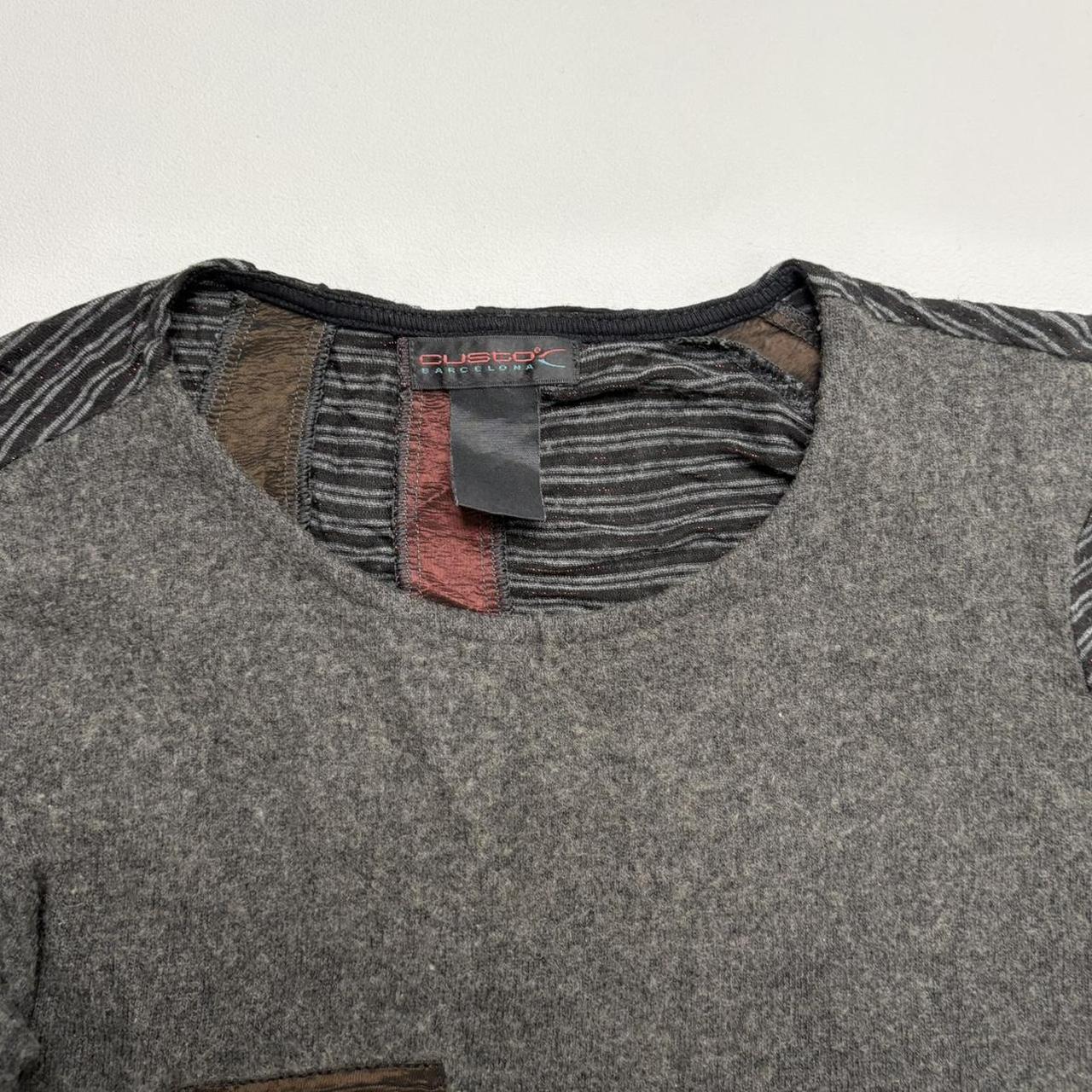 Grey wool asymmetric Custo Barcelona jumper