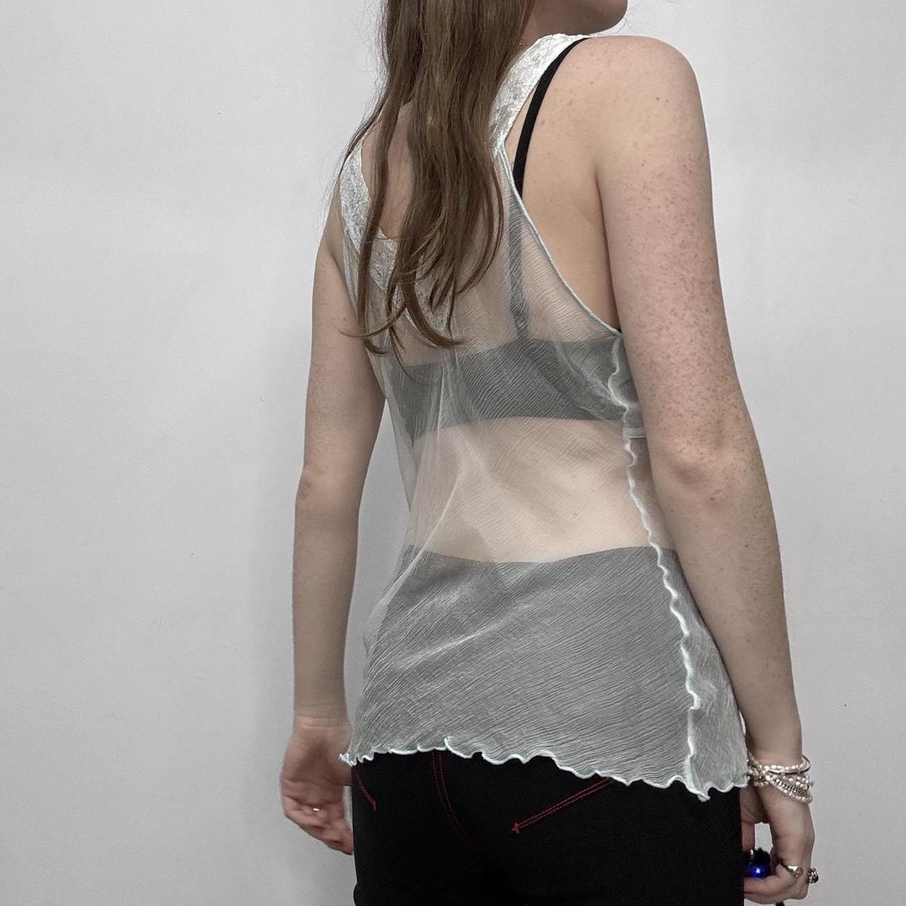 Sheer silk floaty fairy vest