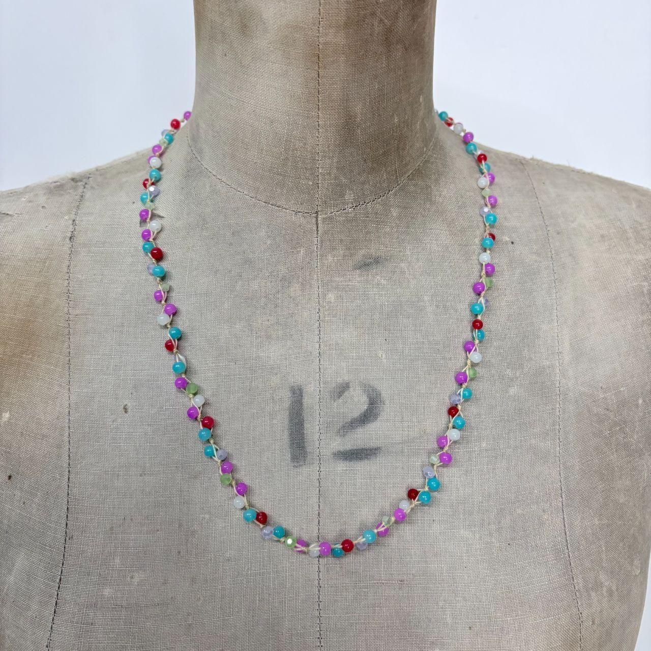 Beaded summer necklace
