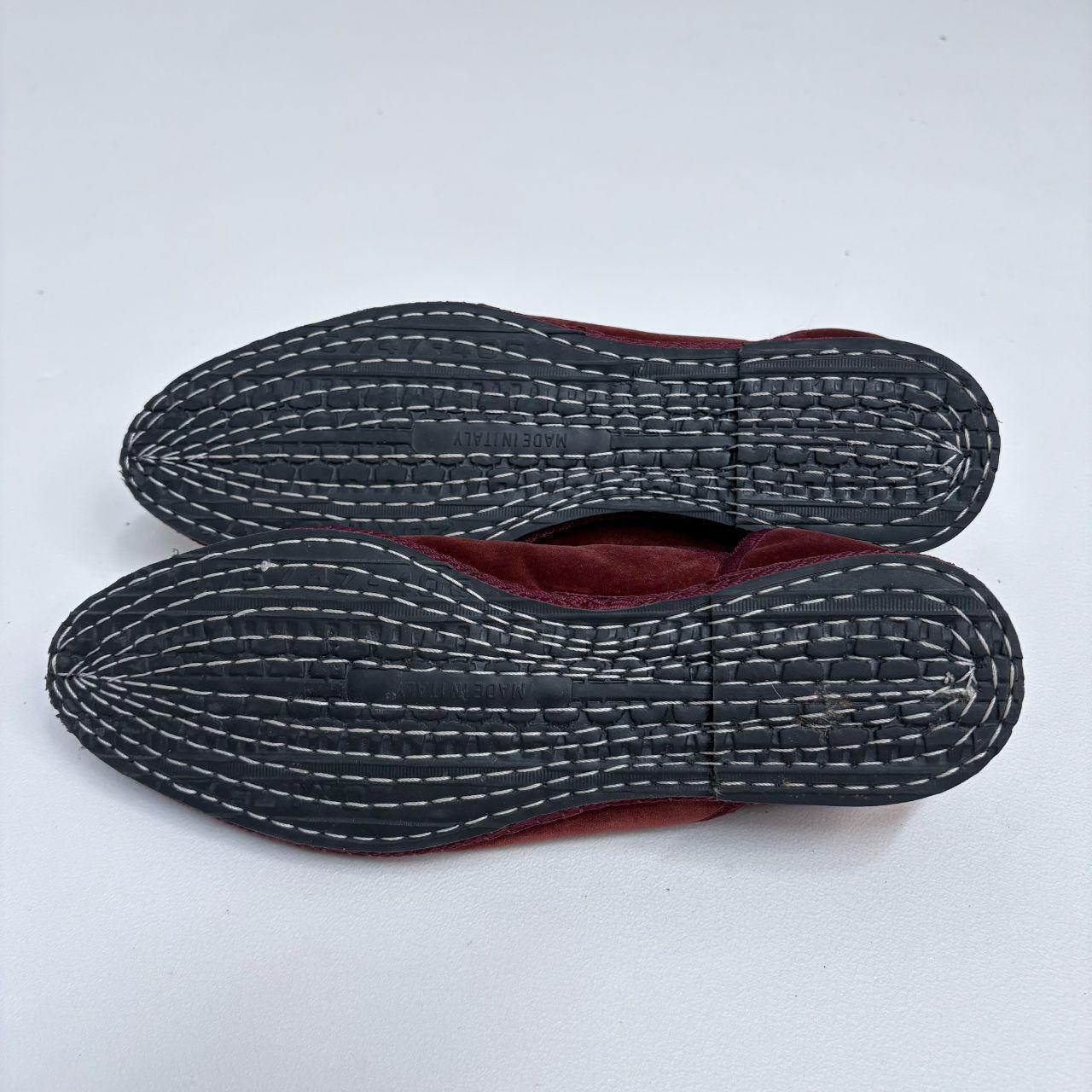 Velvet ballet flat pumps