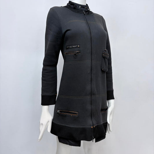 Cop Copine long utility neoprene jacket
