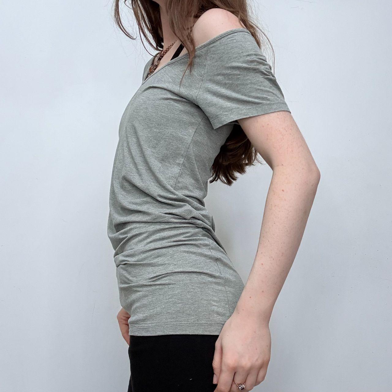 Slouchy grey cop copine t-shirt