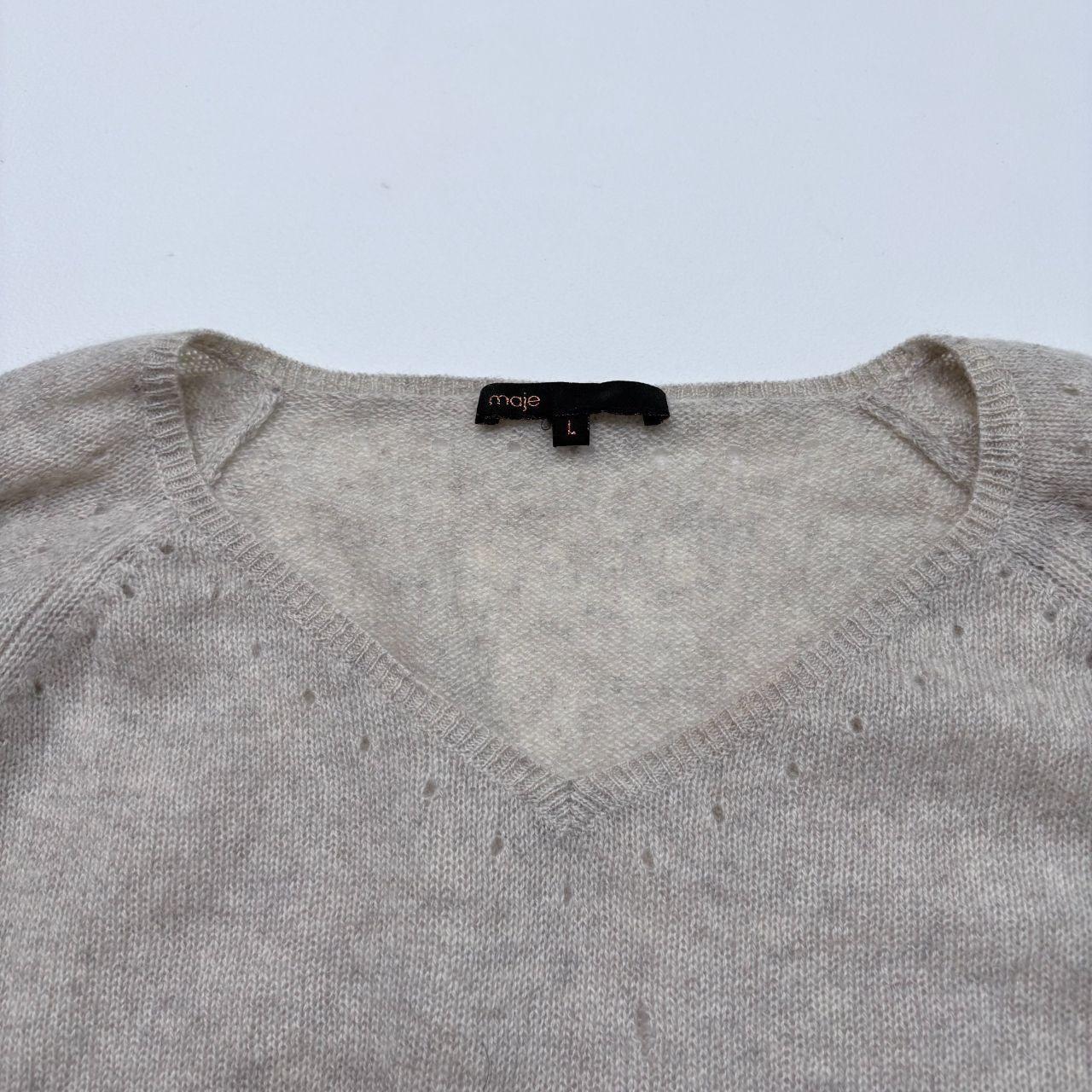 Slouchy tan cashmere jumper