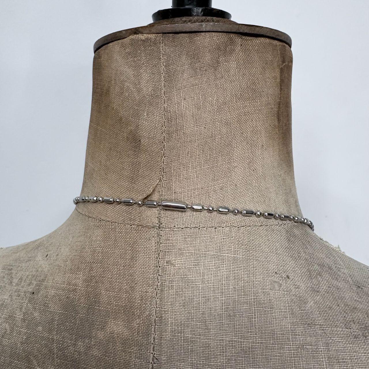 Chunky gold cross chain necklace