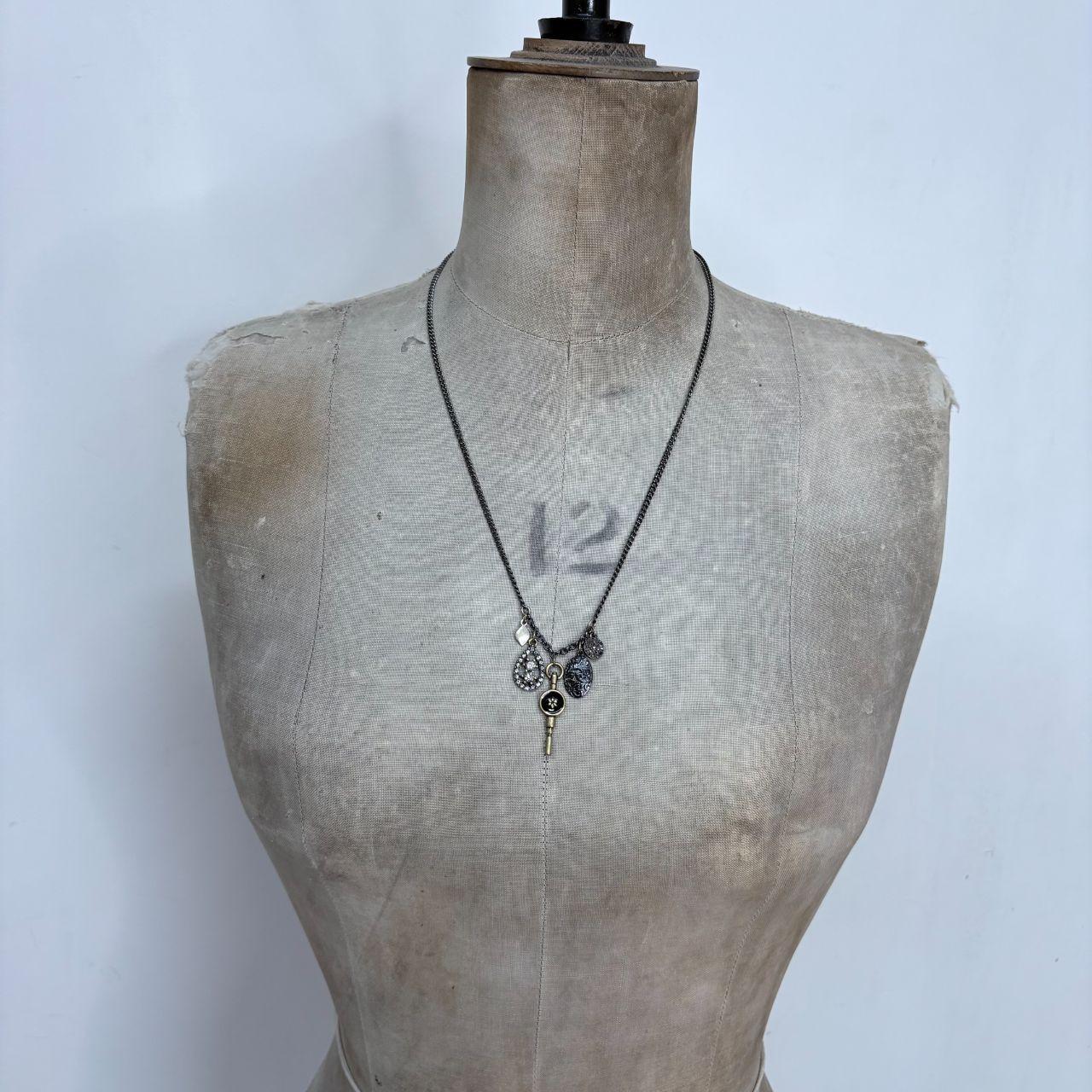 Chain charm necklace