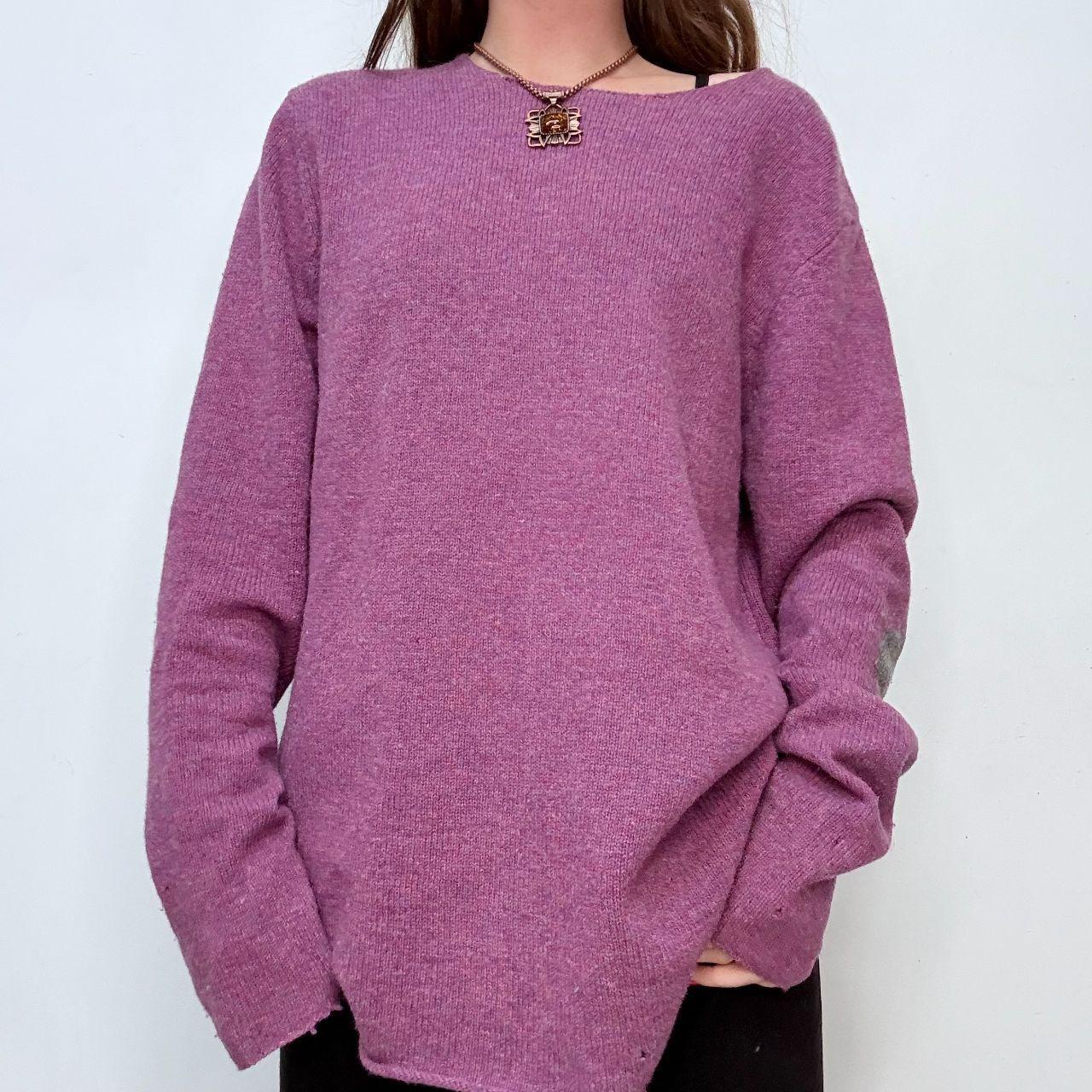 Oversized pink wool knitted Zadig &amp; Voltaire jumper