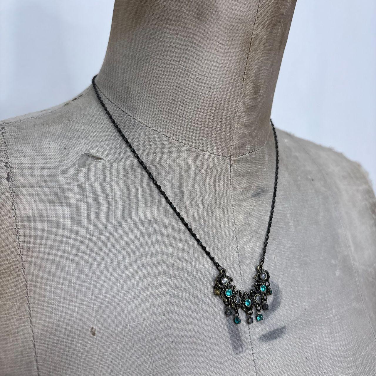 Boho fairy gem necklace