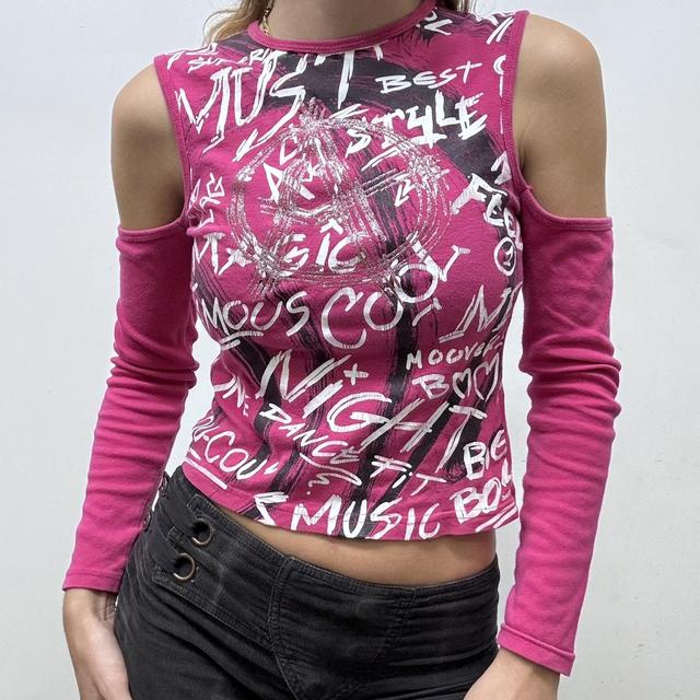 Graffiti graphic printed t-shirt