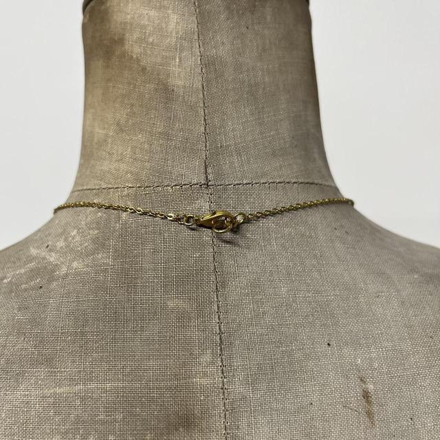 Brass minimalist bar necklace