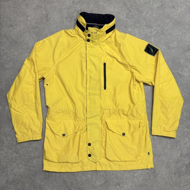 Yellow nautica jacket windbreaker